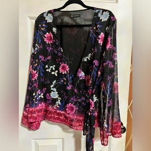 Inc international concepts wrap around top brand new Xl with tags